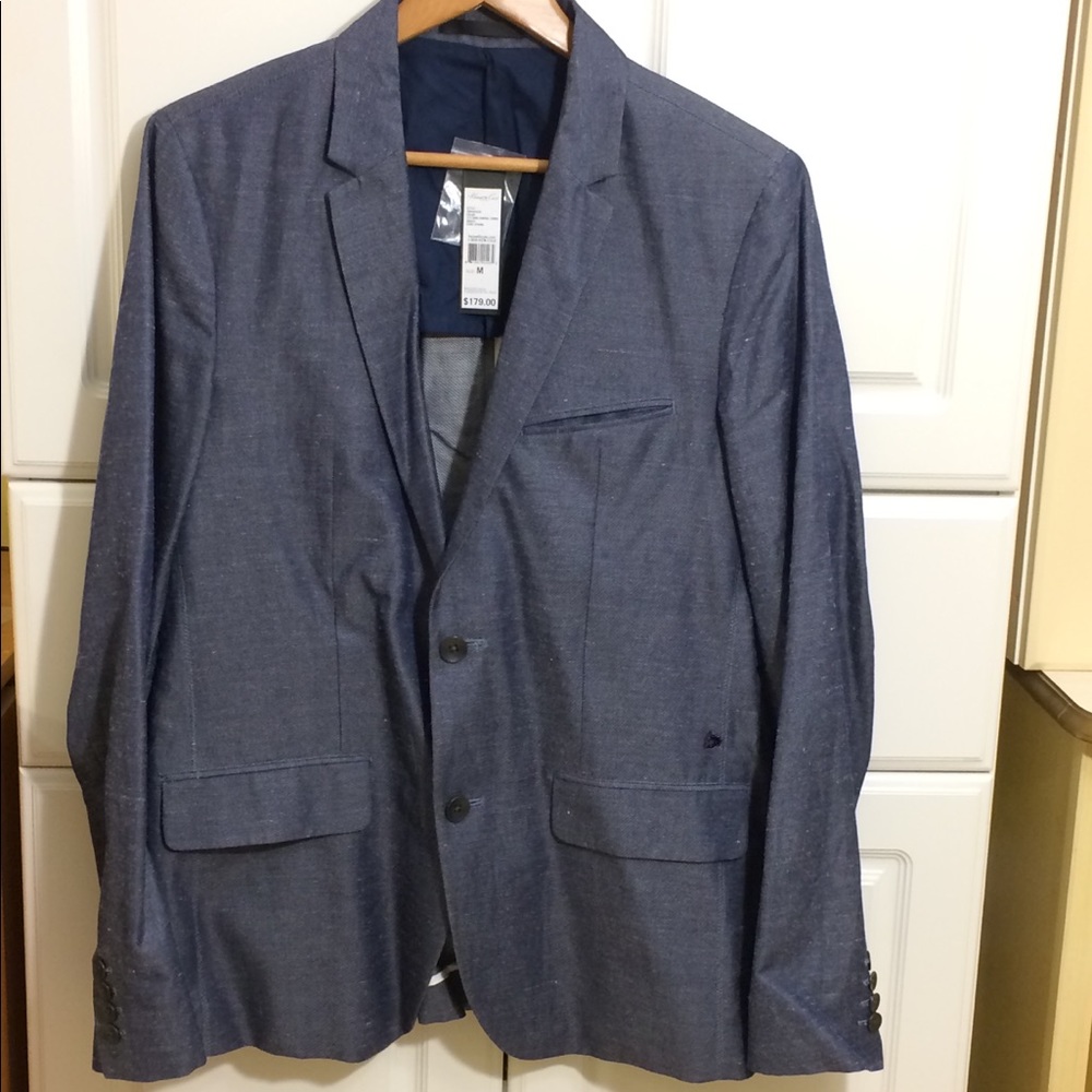 Men’s Kenneth Cole Blue Vest Suit